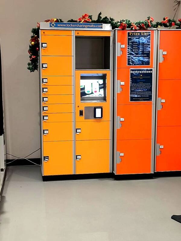 MaltaLockers Valletta orange lockers